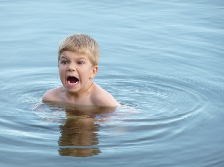 The moment of the attack!